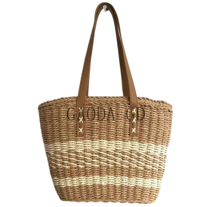 New Fashion Mixed-colors Straw Handbag