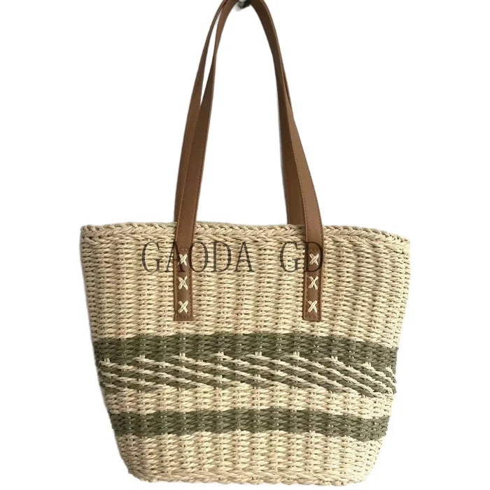 New Fashion Mixed-colors Straw Handbag