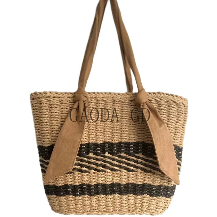 New Fashion Mixed-colors Straw Handbag
