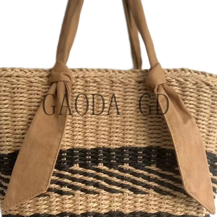 New Fashion Mixed-colors Straw Handbag