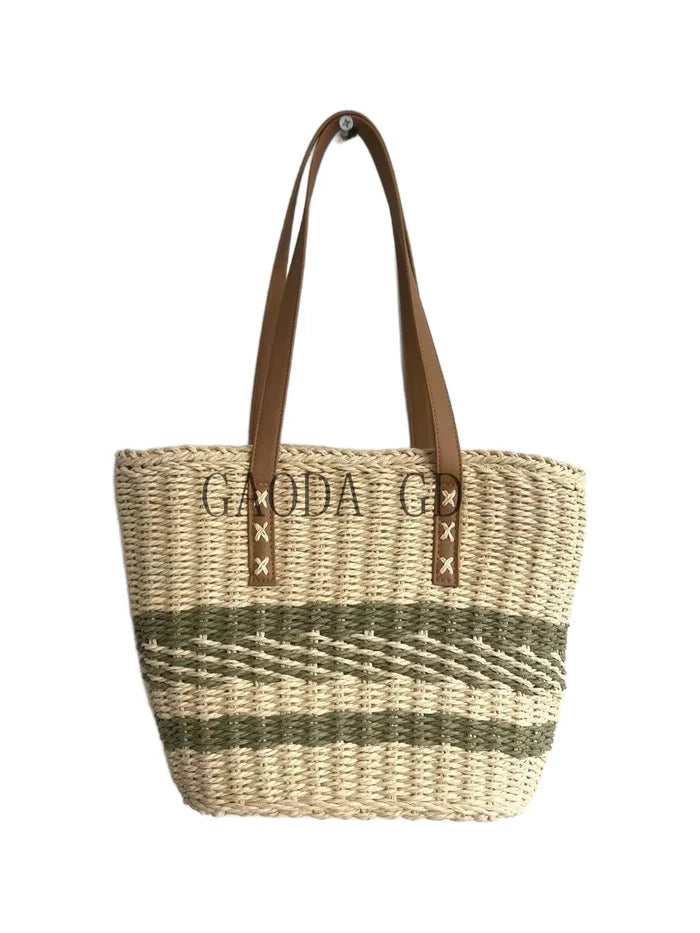 New Fashion Mixed-colors Straw Handbag