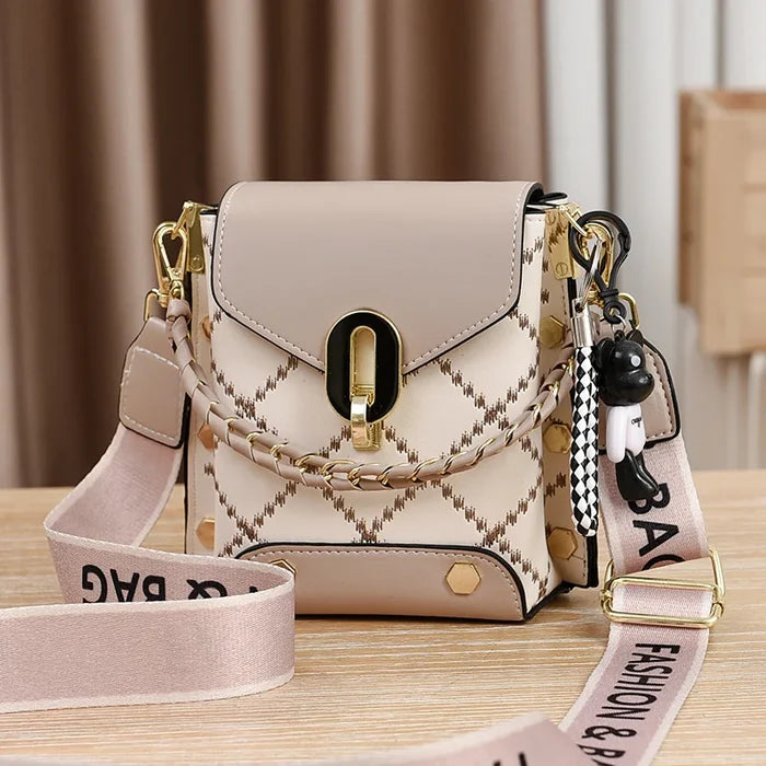 New Lady Fashion Korean Simple Mini Shoulder Tote Bag