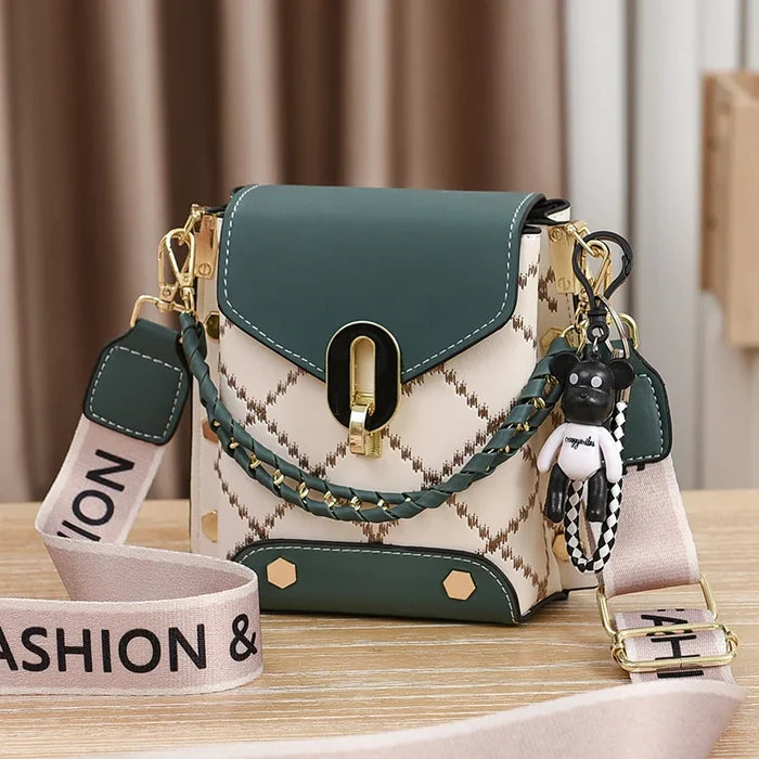 New Lady Fashion Korean Simple Mini Shoulder Tote Bag