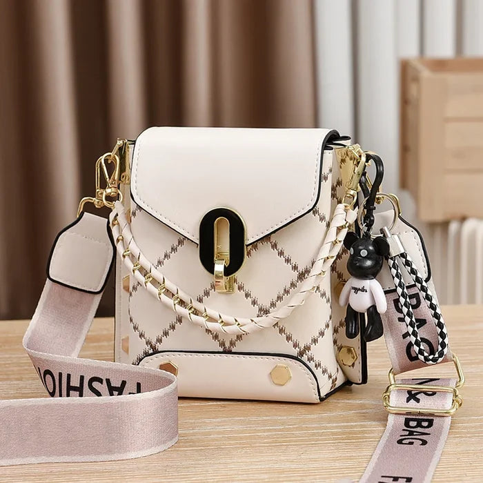 New Lady Fashion Korean Simple Mini Shoulder Tote Bag