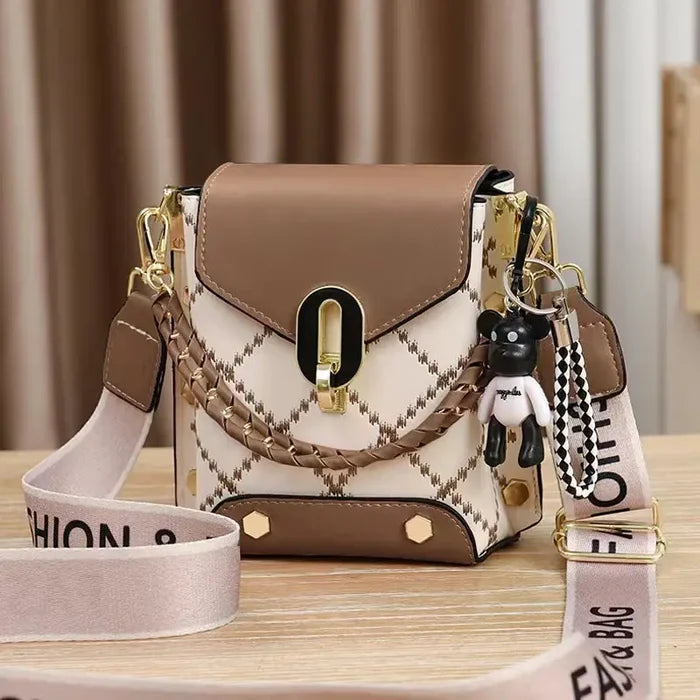 New Lady Fashion Korean Simple Mini Shoulder Tote Bag