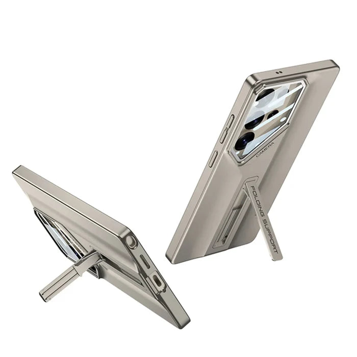 New Matte PC Skin Feel Ultra-fast Knife Edge Invisible Stand Phone case for Samsung