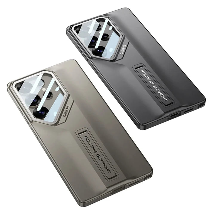 New Matte PC Skin Feel Ultra-fast Knife Edge Invisible Stand Phone case for Samsung