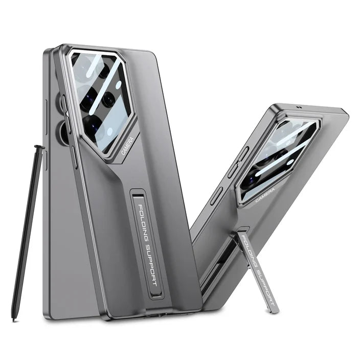 New Matte PC Skin Feel Ultra-fast Knife Edge Invisible Stand Phone case for Samsung