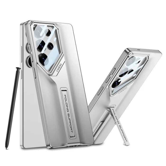New Matte PC Skin Feel Ultra-fast Knife Edge Invisible Stand Phone case for Samsung