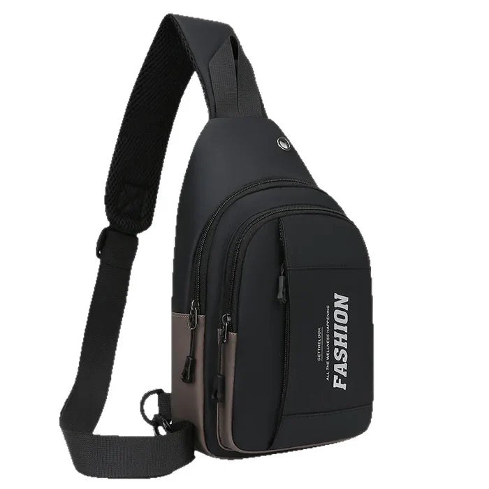 New Men's Chest Bag Anti Splashing Travel Outdoor Chest Bag