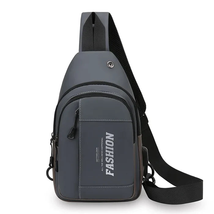 New Men's Chest Bag Anti Splashing Travel Outdoor Chest Bag