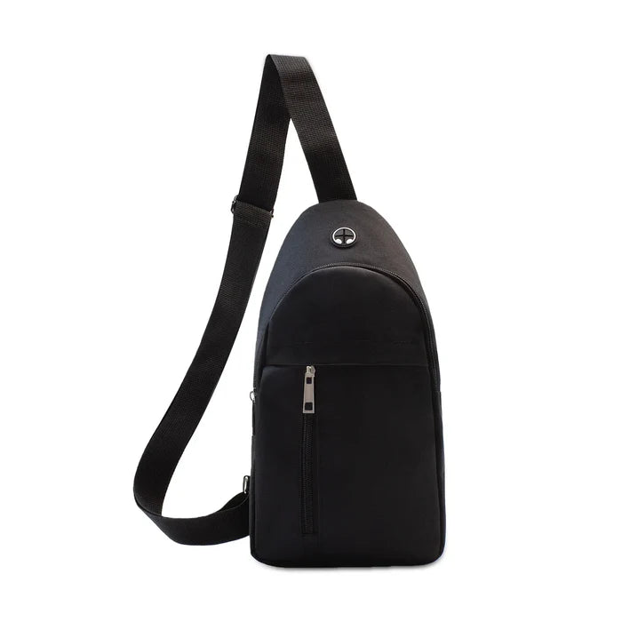 New Men's Oxford Cloth Breathable Zipper Chest Shoulder Bag