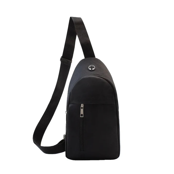 New Men's Oxford Cloth Breathable Zipper Chest Shoulder Bag