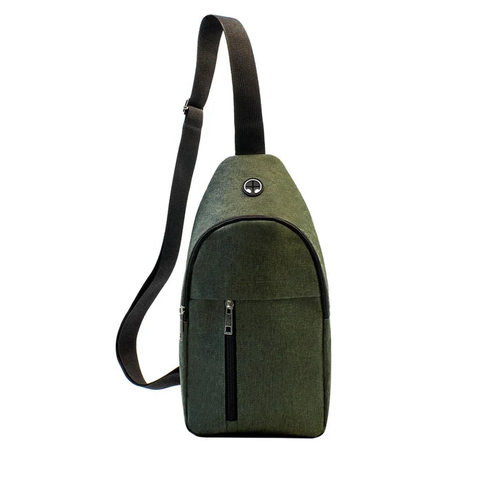 New Men's Oxford Cloth Breathable Zipper Chest Shoulder Bag