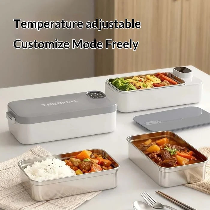New Portable USB Rechargeable Heating Lunch Box Fast Heating