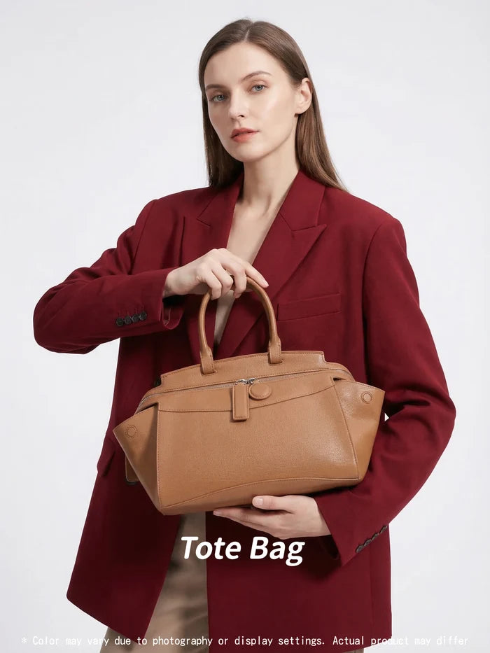 New Style Luxury Fashion Women's Large Genuine Leather Handbag
