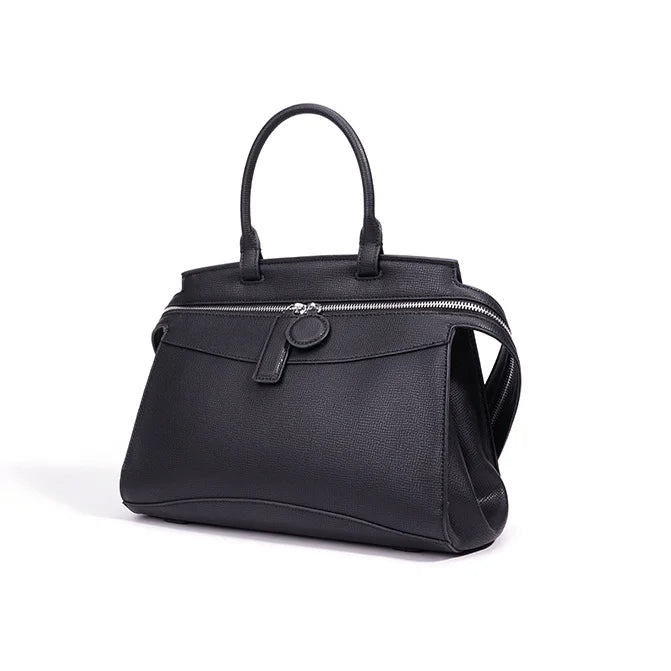 New Style Luxury Fashion Women's Large Genuine Leather Handbag