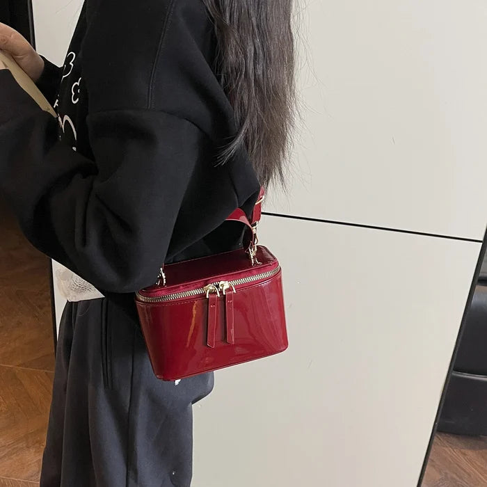 New Super Fire Square Chain Crossbody Bag All-match Zipper