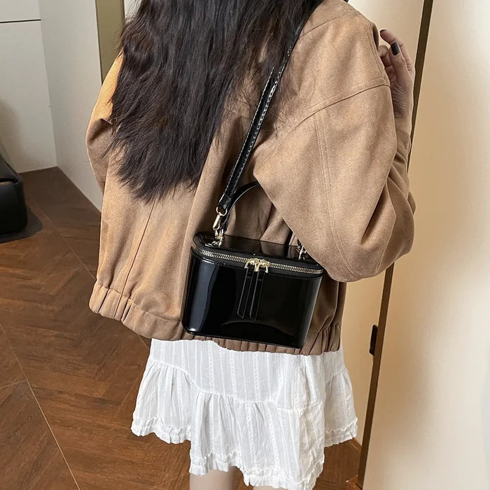 New Super Fire Square Chain Crossbody Bag All-match Zipper