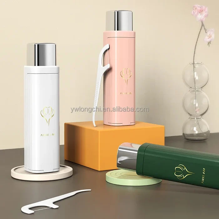Newest Fashion Automatic Portable Ejection Dental Floss Stick