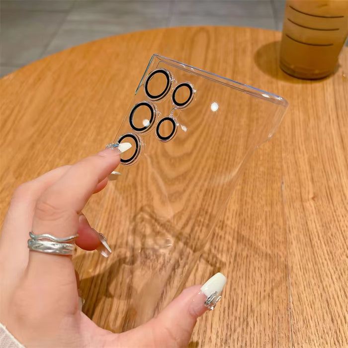 Newskin Magnetic Clear Ultra-Thin Frameless Phone Case with Lens Protective Film for Samsung