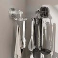 Non-Perforated Kitchen Storage Hook – 360° Rotating Suction Cup Wall Hanger for Utensils & Tools