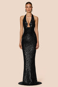 Nookie Diva Plunge Gown - Black