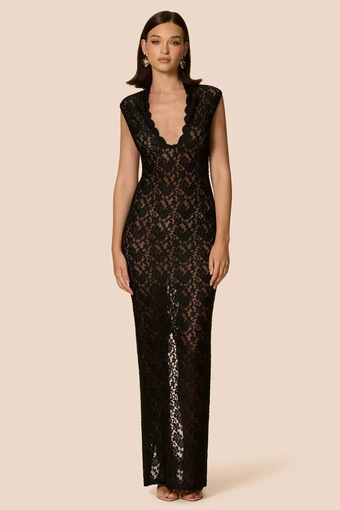 Nookie Mystique Maxi Dress - Black