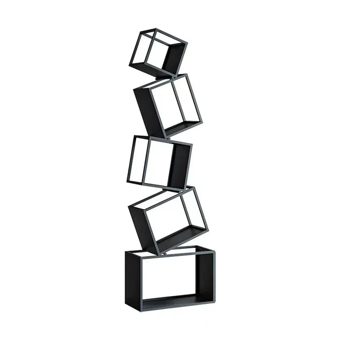 Nordic Creative Multi-Layer Bookshelf Metal Display Rack for Home