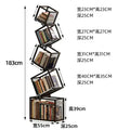 Nordic Creative Multi-Layer Bookshelf Metal Display Rack for Home