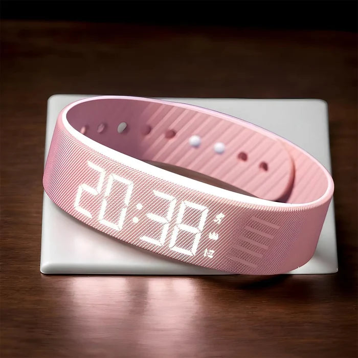 OLED Digital Alarm Watch Sleep Tracker Silent Vibration Activity