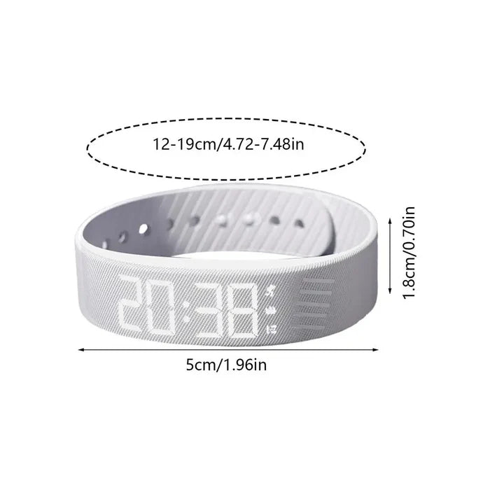 OLED Digital Alarm Watch Sleep Tracker Silent Vibration Activity