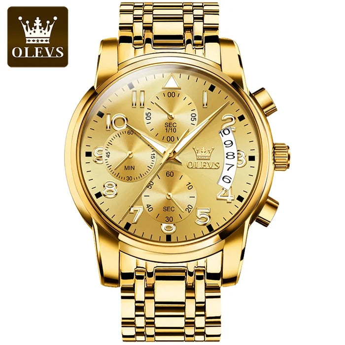 OLEVS 2879 Luxury Sport Luminous Quartz Watch