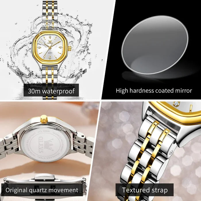OLEVS 5888 Luxury Women's Stainless Steel Watch