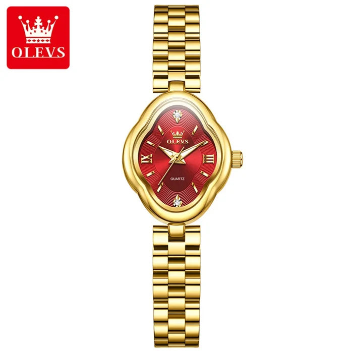 OLEVS Luxury Diamond Stainless Steel Women's Watch