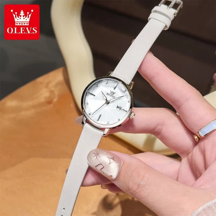 OLEVS Luxury Ladies Diamond Stainless Steel Watch