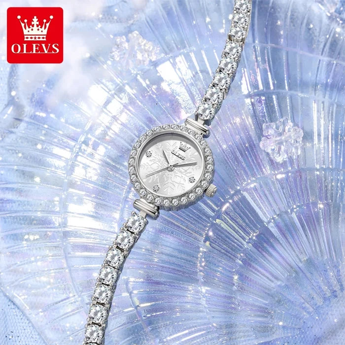 OLEVS Luxury Luminous Diamond Watch For Women