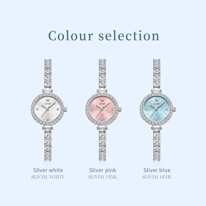 OLEVS Luxury Luminous Diamond Watch For Women