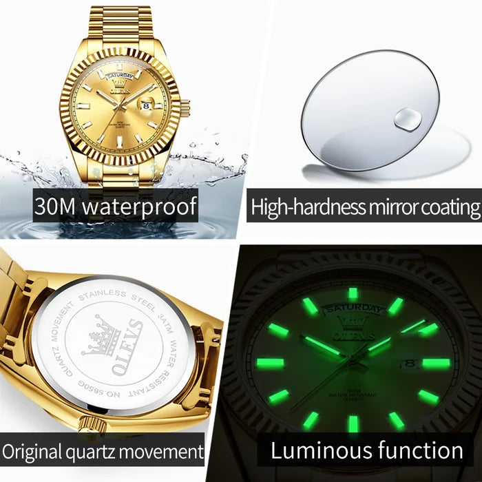 OLEVS Luxury Men's Quartz Watch