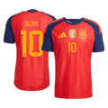 OLMO #10 Spain Home Player Version Jersey World Cup 2026 - Champion
