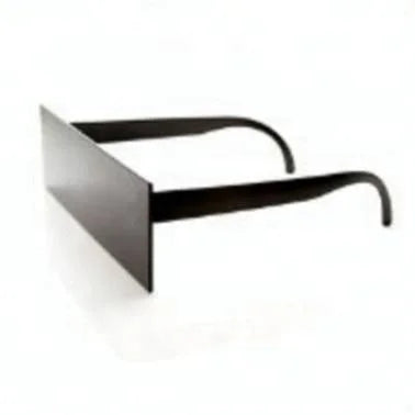 One-Piece Alien Sunglasses with Black Bar Design