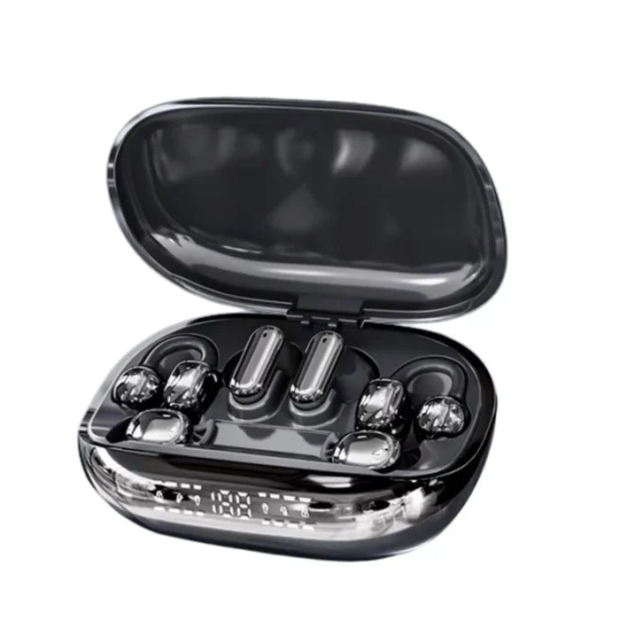 Open-Ear Clip Wireless Earphones – Active Noise Cancellation, Bluetooth 6.0 & Long Standby Battery