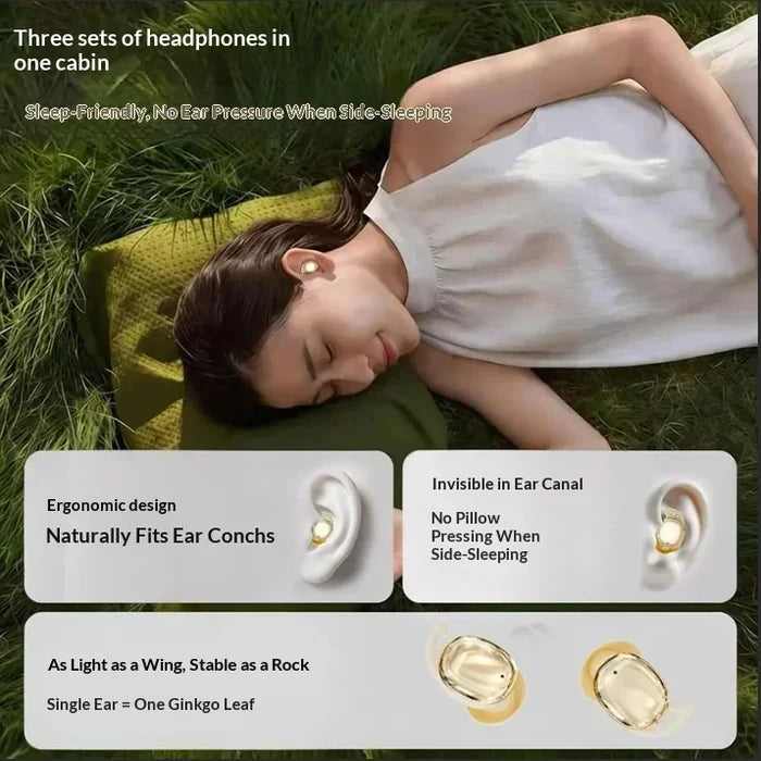Open-Ear Clip Wireless Earphones – Active Noise Cancellation, Bluetooth 6.0 & Long Standby Battery