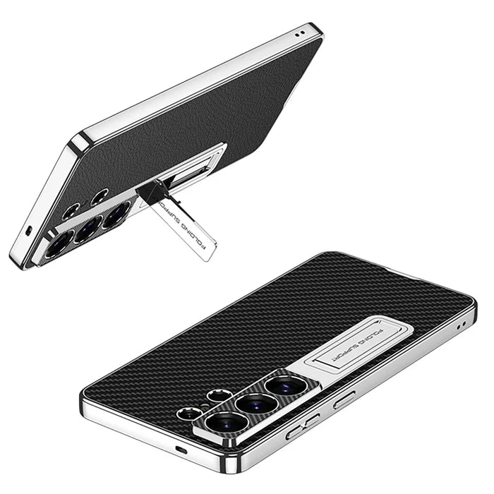 Original GKK plating leather stand phone Cover case with kickstand
