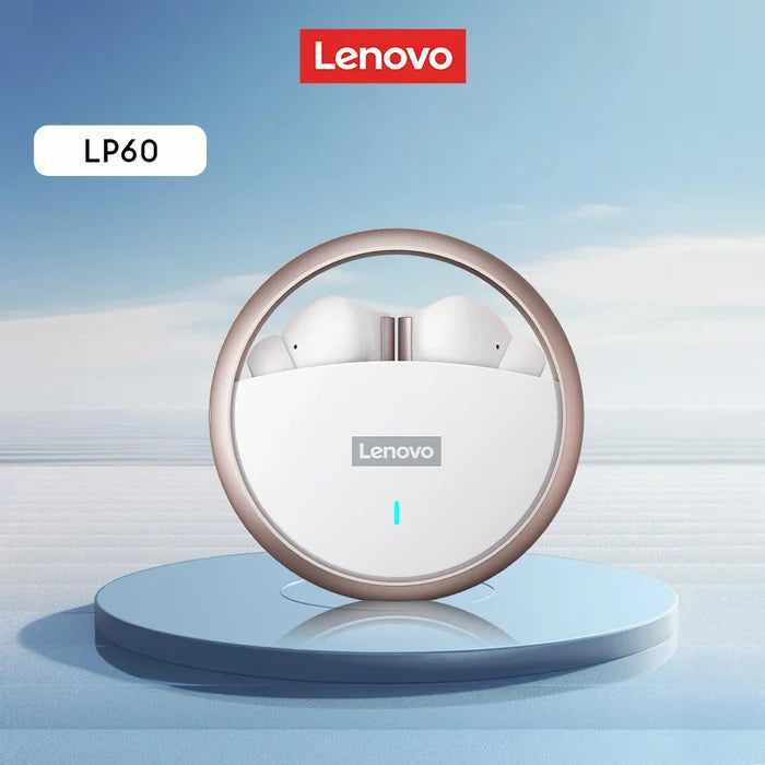 Original Lenovo LP60 TWS Wireless BT V5.0 Headphones Rotatable Metal