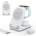 PaktVault 2025 Portable MagSafe Charging Stand – 3-in-1 Fast Wireless Charger
