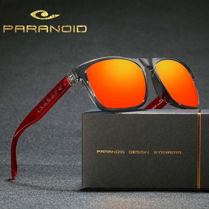 PARANOID Square Polarized Sports Sunglasses