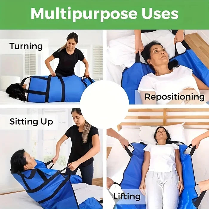 Patient Carries Transfer Turning Lifting Mat 48" X 40" Positioning Bed Pad Reusable &amp; Washable Sheet