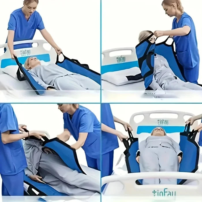 Patient Carries Transfer Turning Lifting Mat 48" X 40" Positioning Bed Pad Reusable &amp; Washable Sheet