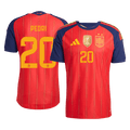 PEDRI #20 Spain Home Player Version Jersey World Cup 2026 - Champion